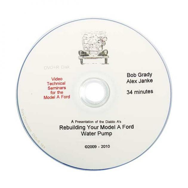 Model A Technical Help DVD - Rebuilding A Water Pump - 28 Minutes