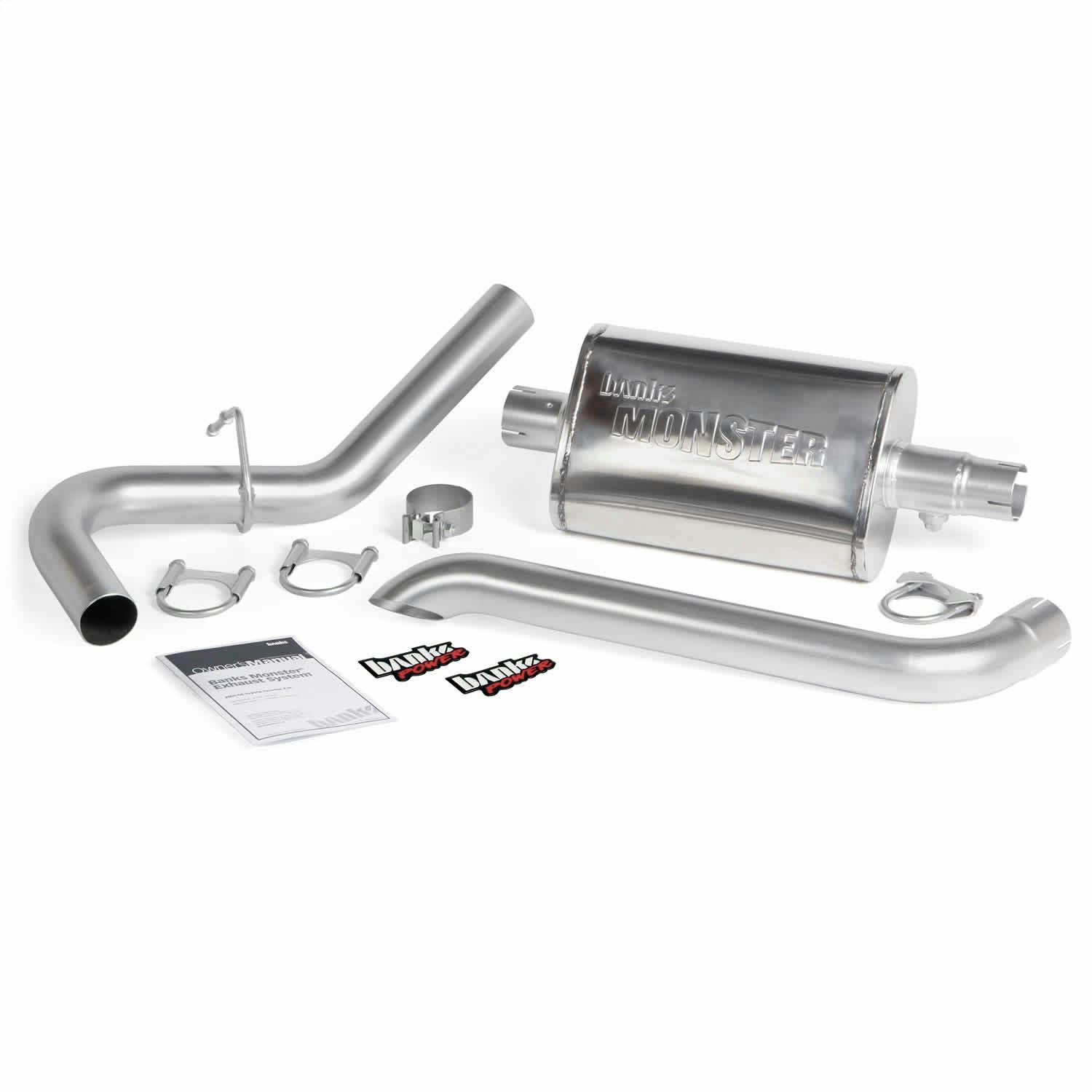 Banks Power 51360 Monster Exhaust System for 1987-2001 Jeep Cherokee 4.0L, XJ