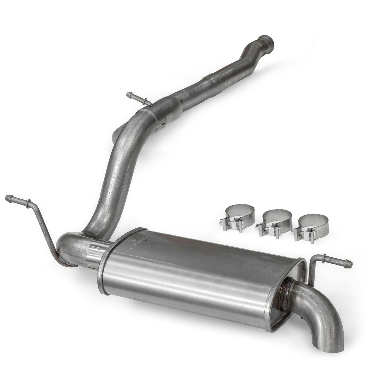 Banks Power 51367 Monster Exhaust System 2.5-inch Single Exit, Stainless Steel Tip for