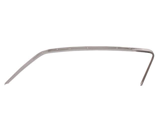 Roof Side Rail Weatherstrip Channel Molding, RH
