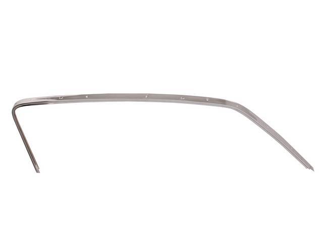 Roof Side Rail Weatherstrip Channel Molding, LH