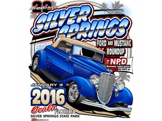 NPD 2016 Ford and Mustang RoundUp T-Shirt, Small