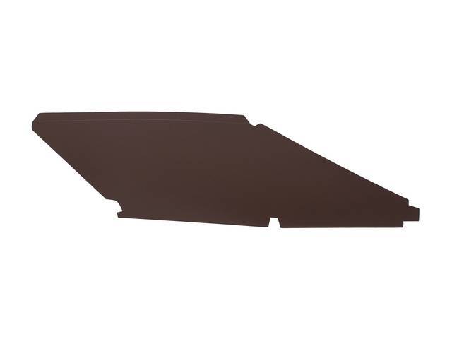 Roof C Pillar Sail Panels, Tobacco