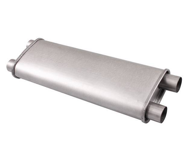 Transverse Mount Muffler, 2 Inch Pipes