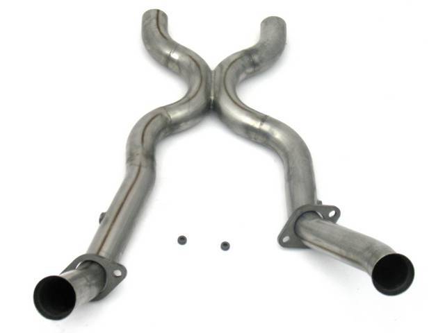 JBA Shorty Header X-Pipe, 2 1/2 Tubes