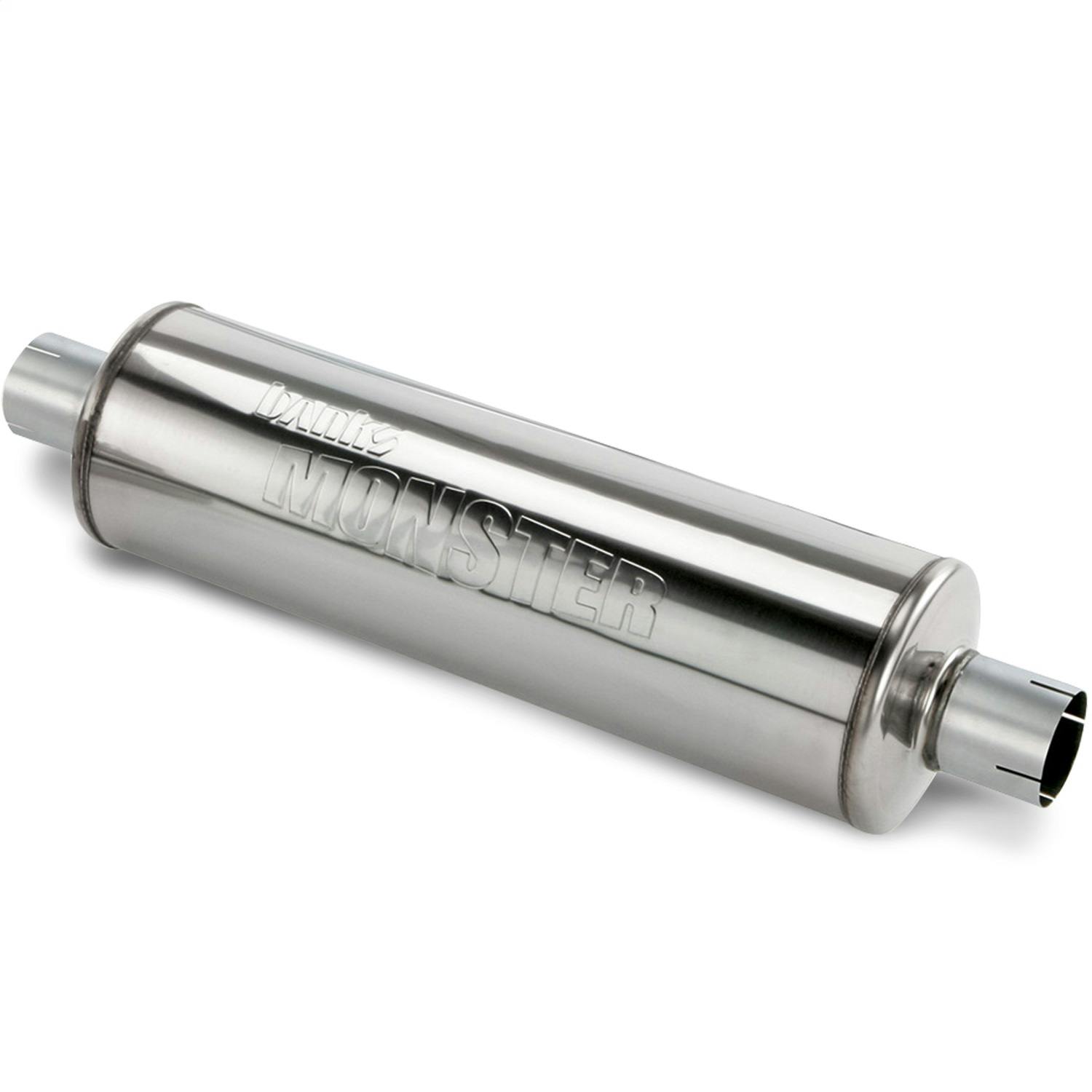 Banks Power 54008 Muffler; 3.5in. X 3.5in.-2005-2011 Ford 6.8/6.2L Truck/Chv 6.0-6.2L