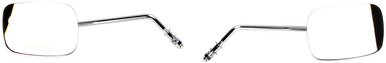 DRAG SPECIALTIES Rectangle Mirrors - Long - Chrome 60-0014/15X