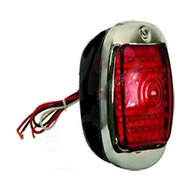 L.E.D. Taillight Assembly, Red, Left, 1940-1953