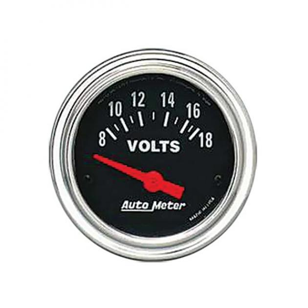 Nova Voltmeter, Chrome, AutoMeter