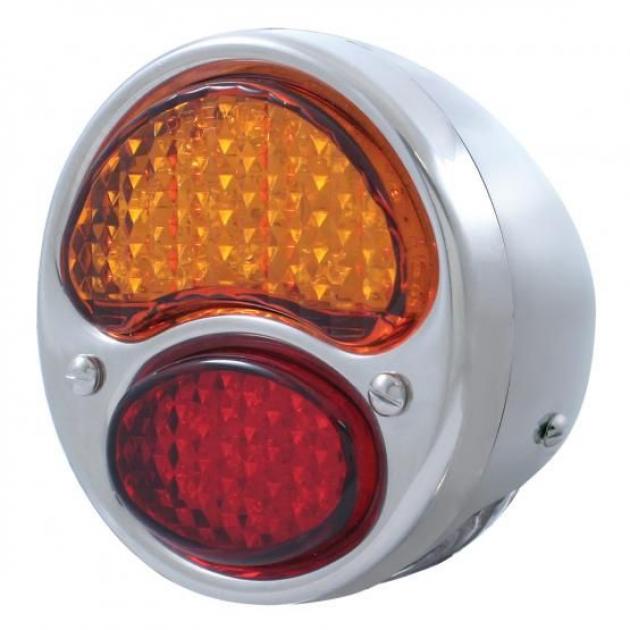 United Pacific 19 LED 12V Tail Light w/LED License Plate Light For 1928-31 Ford Model A - L/H FTL2831RA-AL
