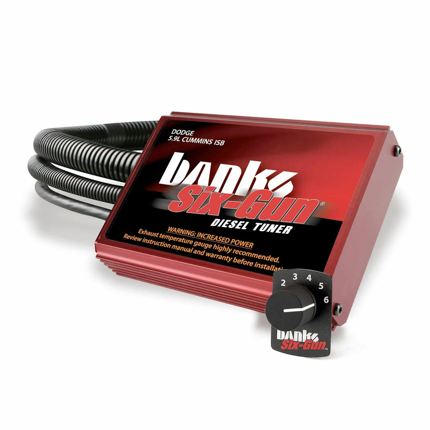 Banks Power 61022 Six-Gun Diesel Tuner; W/Switch-2003-05 Dodge 5.9L; All