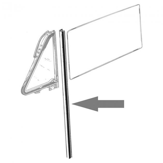 Dennis Carpenter Division Bar Glass Run - 1952-54 Ford Car BA-7022296-U