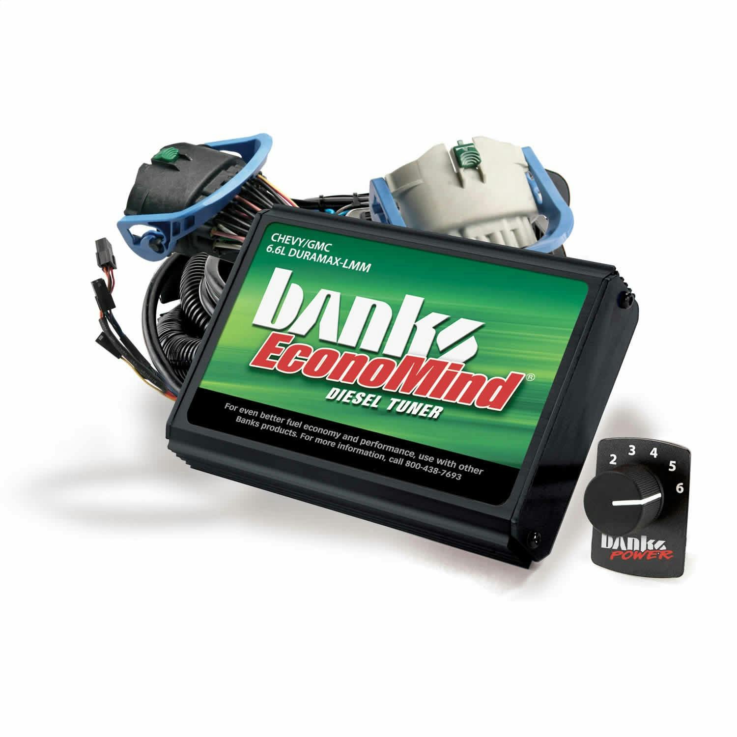 Banks Power 63885 Economind; Powerpack W/Switch-2007-10 Chevy 6.6L; LMM