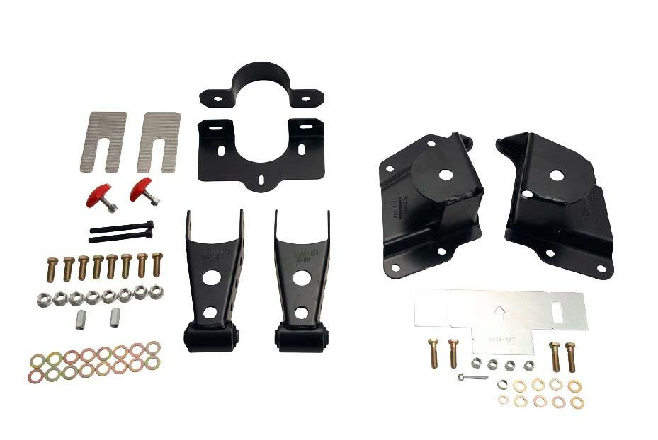 Belltech 6514 SHACKLE & HANGER KIT | 4 INCH DROP - 6514