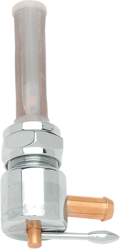 DRAG SPECIALTIES Forward Round Petcock - Chrome 03-0074L