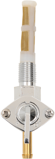 DRAG SPECIALTIES Downward Petcock - Chrome - 1/4" NPT T03-0075