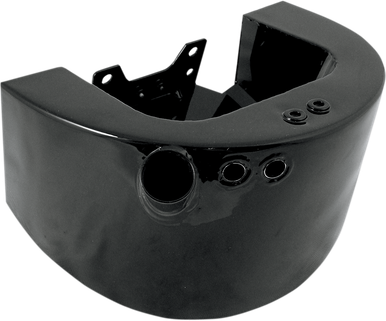 DRAG SPECIALTIES Oil Tank - Black - Softail 76366B
