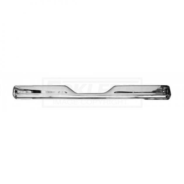 Chevy Truck Rear Bumper, Chrome, Fleetside, With License Plate Hole, Best Quality, 1963-1966