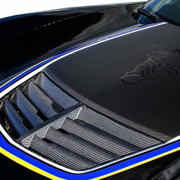 Corvette Z06 ConceptZ Carbon Fiber Hood Vent Insert, 2015-2017