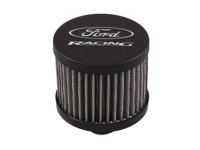 Engine Oil Filler and Breather Cap, Black Finish