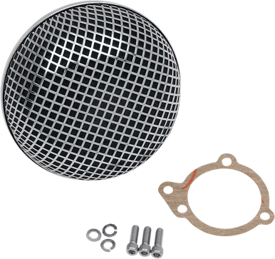 DRAG SPECIALTIES Bob Air Cleaner - Super E and G Carburetor 14-0110SS