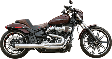 S&S CYCLE 2:1 Exhaust for M8 Softail - Chrome 550-0858