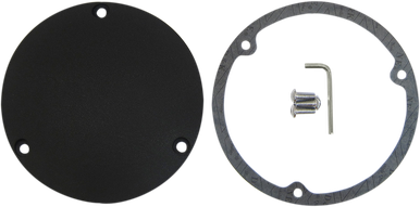 DRAG SPECIALTIES Wrinkle Black Derby Cover 33-0017KWB