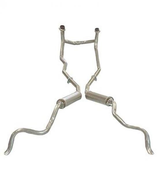 62 FI Exhaust System With Round Offroad Muffler