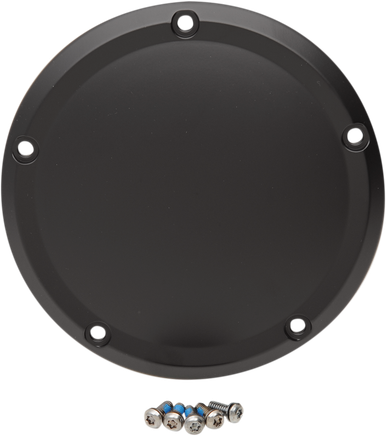 DRAG SPECIALTIES Matte Black Derby Cover D33-0110MB