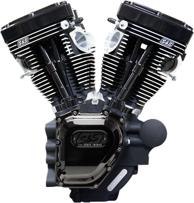 S&S CYCLE T143 Long Block Engine - Black 310-0837A