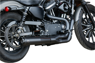 S&S CYCLE 50 State 2:1 Black Exhaust for XL 550-0952A