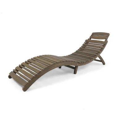 72.75″ Lahaina Treen Outdoor Chaise Lounge: Comfortable, Durable, and Stylish for Poolside or Backyard
