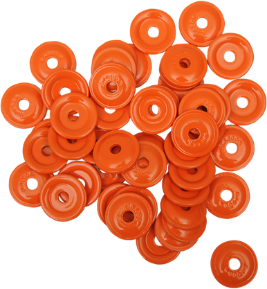 Woody's Round Grand Digger Support Plates for Single-Ply Studs Orange 48 Pack AWA-3805