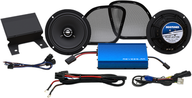HOGTUNES Front Speaker Kit - 225-Watt Amp G4 RG KIT-RM