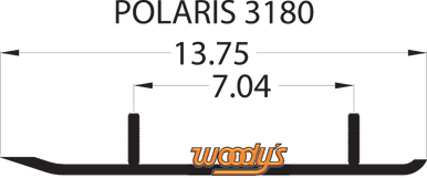Woody's Executive Series Flat-Top Runner for Polaris 700 Classic 2001 TPI-3180