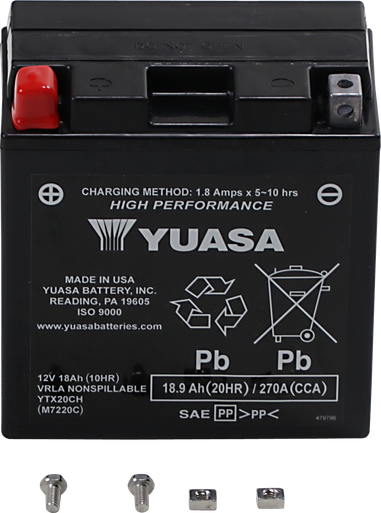 YUASA Battery - FA - YTX20CH YUAM7220C