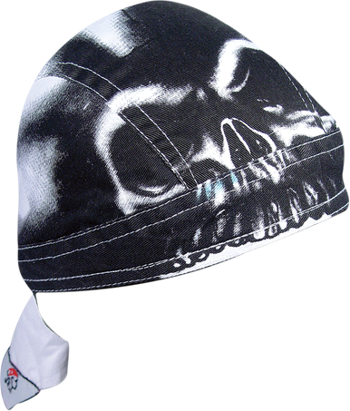 ZAN HEADGEAR Road Hog Flydanna‚Â Headwrap - Airbrush Skull ZSG031