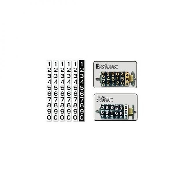 Chevrolet Truck White Face Odometer Refresh Kit, 1948