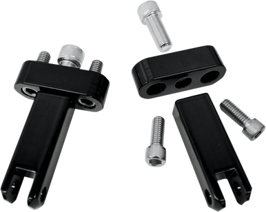 DRAG SPECIALTIES Passenger Peg Mounts - Black 1620-1046