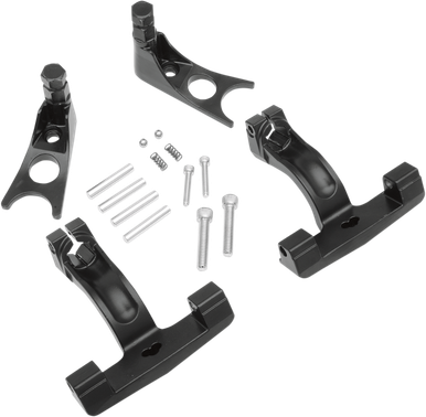 DRAG SPECIALTIES Passenger Floorboard Mount - Black - FLST P17-0411B