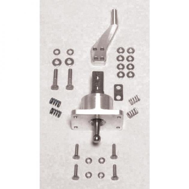 Corvette Shifter, BPP, Multi-Adjustable Short Throw, With Angled Back Handle, 1997-2005