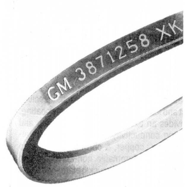 Nova & Chevy II A.I.R. Pump Belt, V8 Without Air Conditioning, 1968
