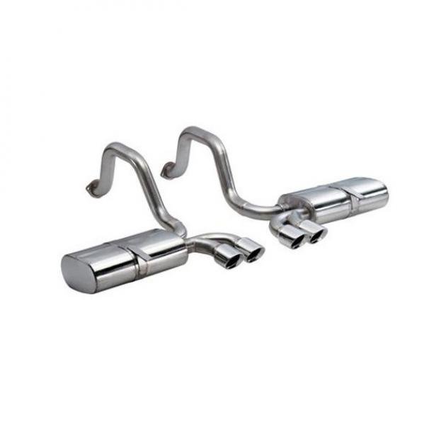 Corvette Exhaust System, CORSA, Indy With Pro-Series 3-1/2"Tips, 1997-2004