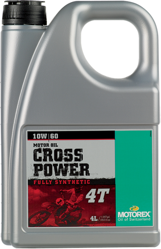 MOTOREX Cross Power Synthetic 4T Engine Oil - 10W-60 - 4 L 196047