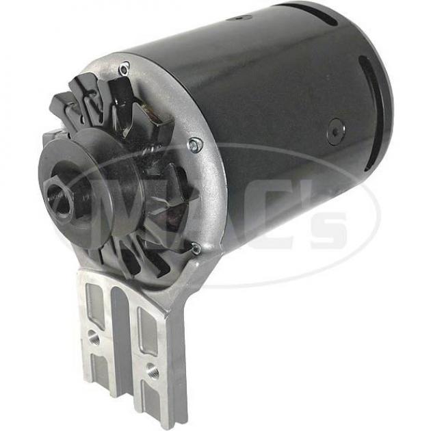 PowerGen Alternator - Ford Flathead - Powder-Coated Black -6 Volt Positive