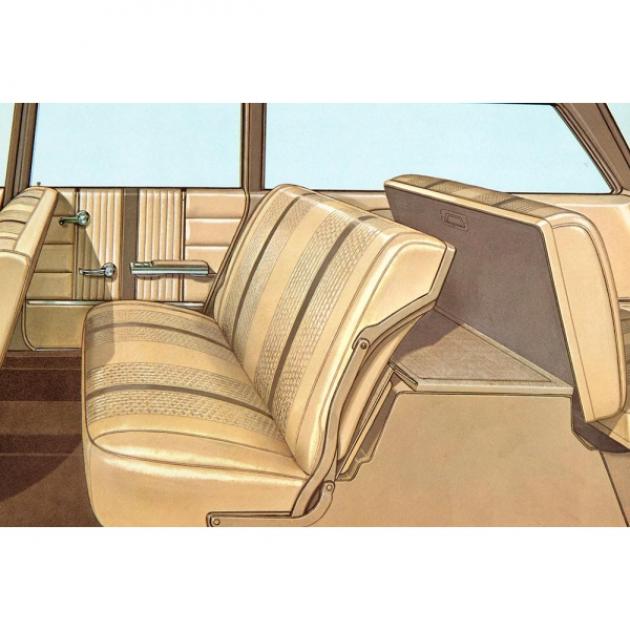 Full Size Chevy Seat Cover Set, 9-Passenger, Bel Air Wagon,1964