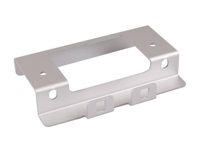 Radiator Upper Saddle Mounting Bracket, Brushed Aluminum
