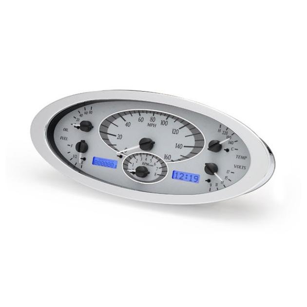 Ford Dakota Digital VHX Instrument With Silver Alloy Style Face, 1932