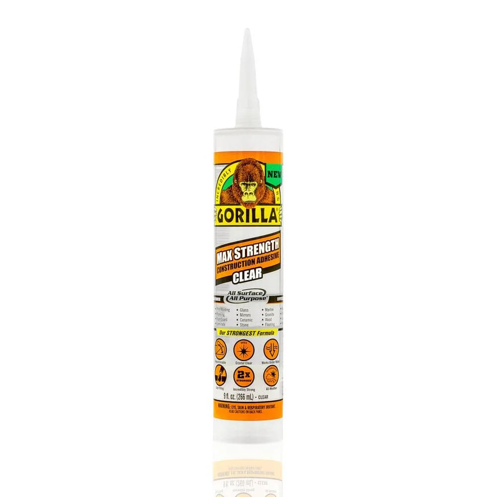 9 oz. Max Strength Construction Adhesive Clear