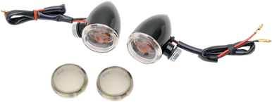 DRAG SPECIALTIES Mini-Duece Marker Light Kit - Clear/Smoke 20-6390BC/MH